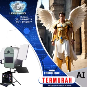 Jasa Photobooth Murah AI Hologram Flip Flop Lenticular | 100 pcs 2R | 4 Jam | White Backdrop
