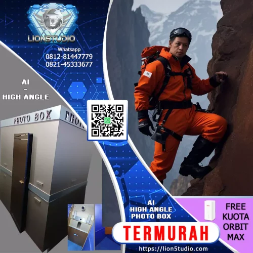 Photobox AI Pameran - Exhibition - Expo  Harian Murah | Dual Cam | Front + High Angle | QR Softcopy | 20 hari - Image 4