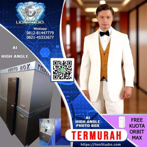 Photobox AI Pameran - Exhibition - Expo  Harian Murah | Dual Cam | Front + High Angle | QR Softcopy | 20 hari - Image 2