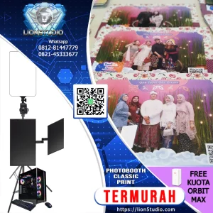 Photobooth Murah Minimalis Setup | 150 lbr | Printer Epson | 3jam