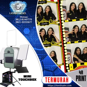 Sewa Photobooth Murah | Print 4R 200 lbr | Touch Box | 4jam