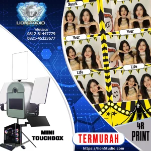 Sewa Photobooth Murah | Print 4R 100 lbr | Touch Box | 2jam