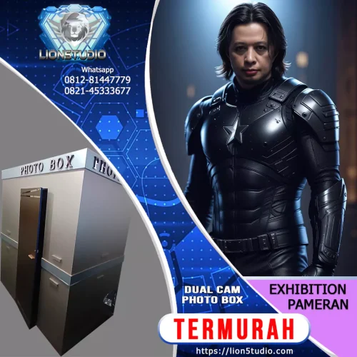 Photobox AI Pameran - Exhibition - Expo  Harian Murah | Dual Cam | Front + High Angle | QR Softcopy | 3 hari - Image 3