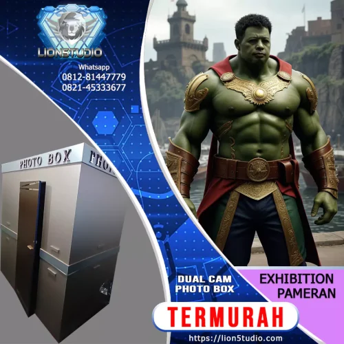Photobox AI Pameran - Exhibition - Expo  Harian Murah | Dual Cam | Front + High Angle | QR Softcopy | 3 hari - Image 2