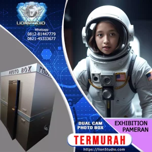 Photobox AI Pameran - Exhibition - Expo  Harian Murah | Dual Cam | Front + High Angle | Print | 3 hari
