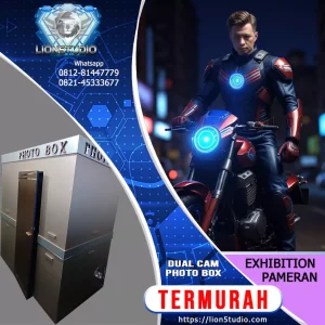Photobox AI Pameran - Exhibition - Expo  Harian Murah | Dual Cam | Front + High Angle | Print | 10 hari