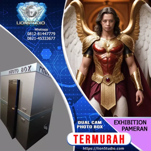 Photobox AI Pameran - Exhibition - Expo  Harian Murah | Dual Cam | Front + High Angle | QR Softcopy | 3 hari - Image 7