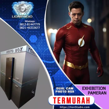 Photobox AI Pameran - Exhibition - Expo  Harian Murah | Dual Cam | Front + High Angle | Print | 20 hari