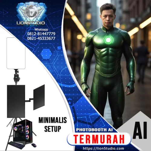 Photobooth AI Murah | Print 4R Unlimited | Touch TV | No Box | 6jam - Image 13