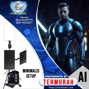 Photobooth AI Murah | Print 4R Unlimited | Touch TV | No Box | 10jam
