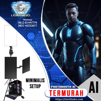 Photobooth AI Murah | Print 4R Unlimited | Touch TV | No Box | 10jam
