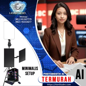 Photobooth AI Murah | Print 4R Unlimited | Touch TV | No Box | 4jam