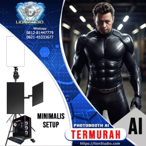 Photobooth AI Murah | Print 4R Unlimited | Touch TV | No Box | 8jam