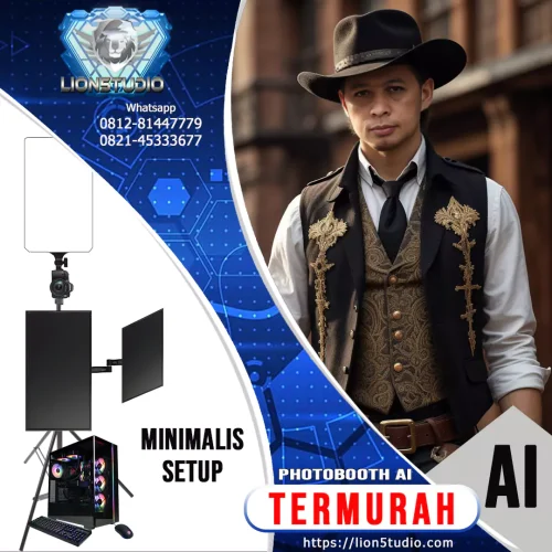 Photobooth AI Murah | Print 4R Unlimited | Touch TV | No Box | 6jam - Image 5