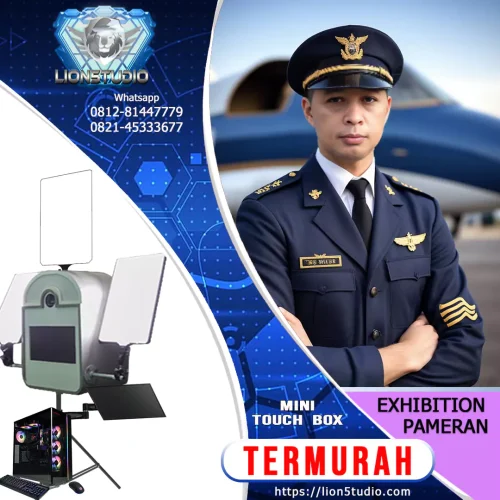 Photobooth AI Pameran - Exhibition - Expo  Harian Murah | Mini Touchbox | Front Angle | Print | 15 hari - Image 2