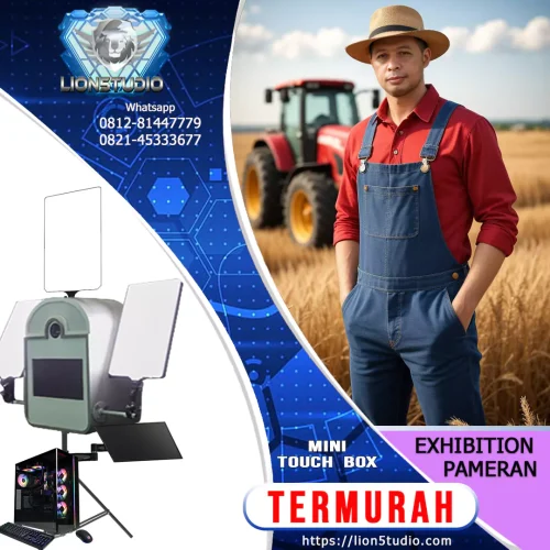 Photobooth AI Pameran - Exhibition - Expo  Harian Murah | Mini Touchbox | Front Angle | Print | 15 hari - Image 13