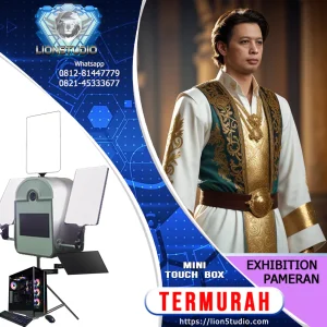 Photobooth AI Pameran - Exhibition - Expo  Harian Murah | Mini Touchbox | Front Angle | Print | 20 hari