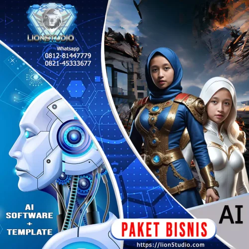 Paket Bisnis / Usaha Beli Putus  Photobox AI Murah | PC + Software AI + Photobox + Monitor Touchscreen - Image 2