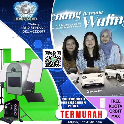 Photobooth Greenscreen Murah  | QR SOFTCOPY | Touch Box | 6jam