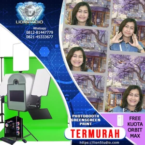 Photobooth Greenscreen Murah  | QR SOFTCOPY | Touch Box | 3jam