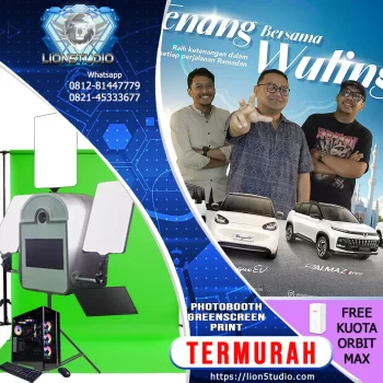 Photobooth Greenscreen Murah  | QR SOFTCOPY | Touch Box | 2jam