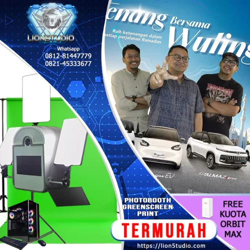 Photobooth Greenscreen Murah  | QR SOFTCOPY | Touch Box | 6jam - Image 2