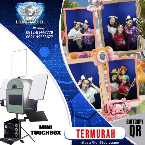 Sewa Photobooth STRIP INSTANT Murah | QR SOFTCOPY | Touch Box | 3jam - Image 4