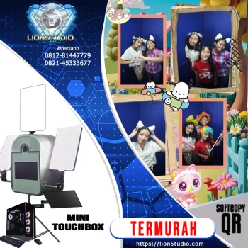 Sewa Photobooth STRIP INSTANT Murah | QR SOFTCOPY | Touch Box | 2jam