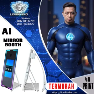 Mirror Booth AI Pameran - Exhibition - Expo  Harian Murah | Print 4R | Promo - Jasa - Sewa |  30 hari