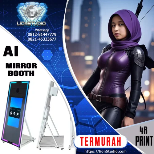 Mirror Booth AI Pameran - Exhibition - Expo  Harian Murah | Print 4R | Promo - Jasa - Sewa |  10 hari - Image 6