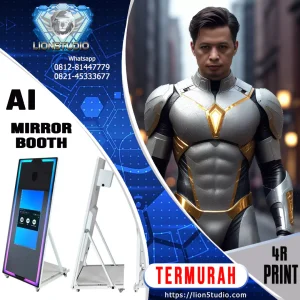 Mirror Booth AI Pameran - Exhibition - Expo  Harian Murah | Print 4R | Promo - Jasa - Sewa |  3 hari