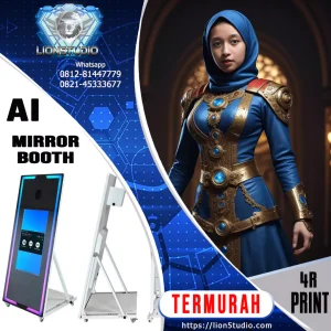 Mirror Booth AI Pameran - Exhibition - Expo  Harian Murah | Print 4R | Promo - Jasa - Sewa |  15 hari