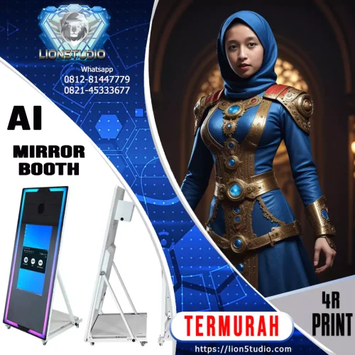 Mirror Booth AI Pameran - Exhibition - Expo  Harian Murah | Print 4R | Promo - Jasa - Sewa |  10 hari - Image 4