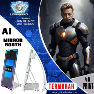 Mirror Booth AI Pameran - Exhibition - Expo  Harian Murah | Print 4R | Promo - Jasa - Sewa |  10 hari