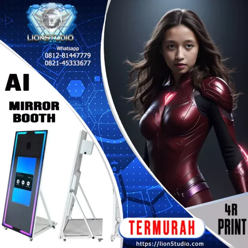 Mirror Booth AI Pameran - Exhibition - Expo  Harian Murah | Print 4R | Promo - Jasa - Sewa |  10 hari - Image 3