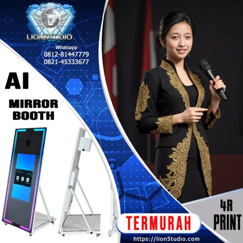 Mirror Booth AI Murah | Print 4R | Promo - Jasa - Sewa |  8jam - Image 2