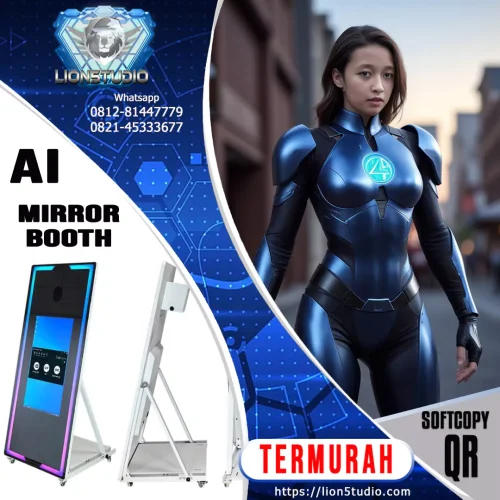Mirror Booth AI Pameran - Exhibition - Expo  Harian Murah | QR Softcopy | Promo - Jasa - Sewa |  30 hari - Image 7