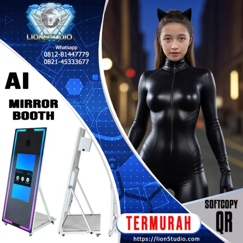 Mirror Booth AI Pameran - Exhibition - Expo  Harian Murah | QR Softcopy | Promo - Jasa - Sewa |  30 hari - Image 4