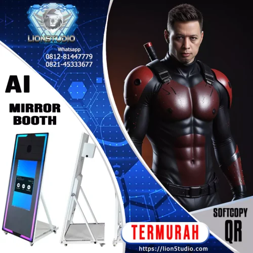 Mirror Booth AI Pameran - Exhibition - Expo  Harian Murah | QR Softcopy | Promo - Jasa - Sewa |  30 hari - Image 5