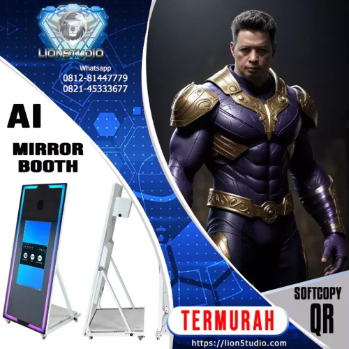 Mirror Booth AI Pameran - Exhibition - Expo  Harian Murah | QR Softcopy | Promo - Jasa - Sewa |  30 hari - Image 3