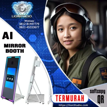 Mirror Booth AI Murah | QR Softcopy | Promo - Jasa - Sewa |  8jam