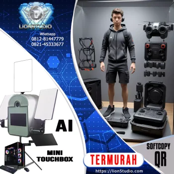 Photobooth AI Murah | Touch Box | QR SOFT COPY | 10 Jam