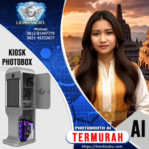 Photo Booth Kiosk Box AI Murah | Pameran - Expo - Exhibition | Softcopy QR | Promo - Jasa - Sewa |  5 hari
