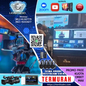 Jasa Multicam Murah | 1 Cam NX100 | 4 Jam | No Streaming | Output ke TV-Videotron
