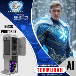 Photo Booth Kiosk Box AI Murah | Pameran - Event  - Wedding | Print 4R | Promo - Jasa - Sewa | 6 jam