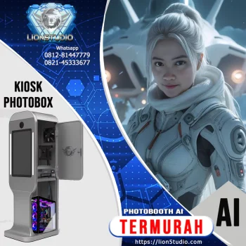 Photo Booth Kiosk Box AI Murah | Pameran - Event  - Wedding | Print 4R | Promo - Jasa - Sewa | 8 jam